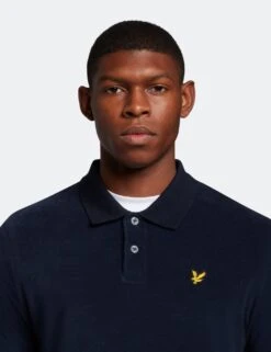 Lyle & Scott Pure Cotton Towelling Polo Shirt -Marksandspencer Sale Store SD 10 T18 5567 F0 X EC 3