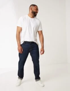 Slim Fit Vintage Wash Jeans