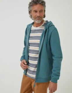 Pure Cotton Zip Up Hoodie