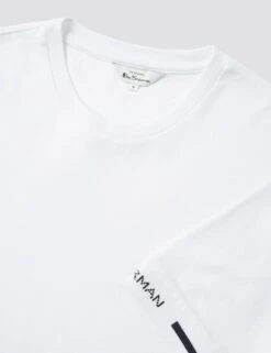 Ben Sherman Pure Cotton Tipped Cuff Crew Neck T-Shirt -Marksandspencer Sale Store SD 10 T19 1701M Z0 X EC 6