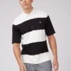 Ben Sherman Pure Cotton Striped Short Sleeve Rugby Shirt