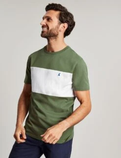 Joules Pure Cotton Colour Block Crew Neck T-Shirt
