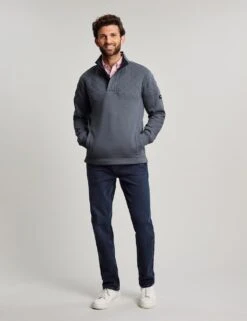 Joules Cotton Rich Funnel Neck Half Zip Sweatshirt -Marksandspencer Sale Store SD 10 T19 2151 E0 X EC 4