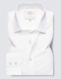 Regular Fit Cotton Rich Stretch Shirt