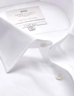 Slim Fit Easy Iron Pure Cotton Shirt -Marksandspencer Sale Store SD 10 T19 2522 Z0 X EC 1