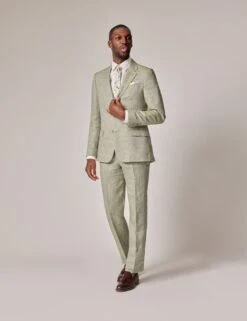 Tailored Fit Pure Linen Suit Trousers