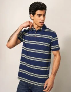 WHITE STUFF Pure Cotton Striped Polo Shirt -Marksandspencer Sale Store SD 10 T19 2583 F4 X EC 3