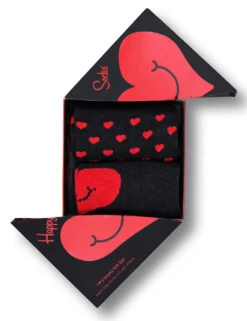 Happy Socks 2pk Heart Cotton Rich Socks