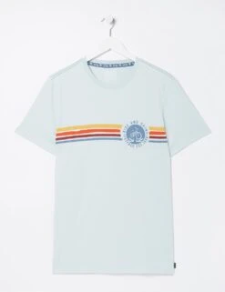 Pure Cotton Striped Bike Print T-Shirt -Marksandspencer Sale Store SD 10 T19 3541 E0 X EC 90