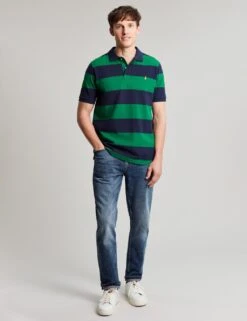 Joules Pure Cotton Pique Striped Polo Shirt -Marksandspencer Sale Store SD 10 T19 4034 F4 X EC 1