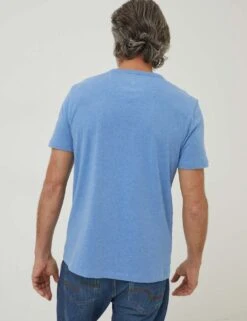 Pure Cotton Map Graphic Crew Neck T-Shirt -Marksandspencer Sale Store SD 10 T19 4060 E4 X EC 1