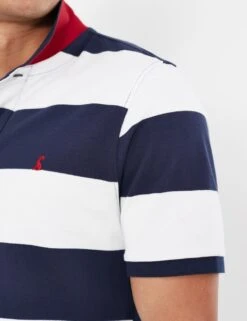Joules Pure Cotton Striped Short Sleeve Polo Shirt -Marksandspencer Sale Store SD 10 T19 4401 E4 X EC 2