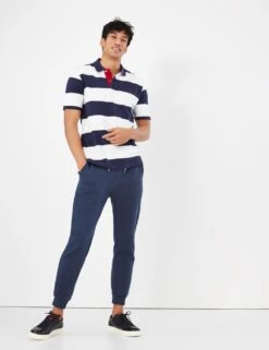 Joules Pure Cotton Striped Short Sleeve Polo Shirt -Marksandspencer Sale Store SD 10 T19 4401 E4 X EC 6