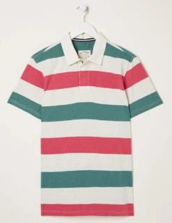 Pure Cotton Striped Polo Shirt -Marksandspencer Sale Store SD 10 T19 5246M Z4 X EC 90