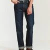 Straight Fit Vintage Wash Jeans