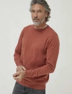 Cotton Rich Crew Neck Jumper