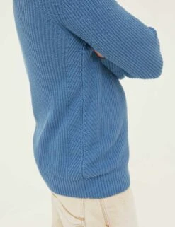 Pure Cotton Ribbed Crew Neck Jumper -Marksandspencer Sale Store SD 10 T19 6377 E0 X EC 4