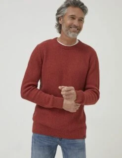 Pure Cotton Crew Neck Jumper