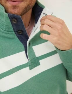 Pure Cotton Striped Sweatshirt -Marksandspencer Sale Store SD 10 T19 6384 J0 X EC 1