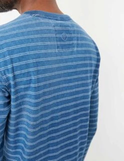 Pure Cotton Striped Long Sleeve T-Shirt -Marksandspencer Sale Store SD 10 T19 7903 E4 X EC 3