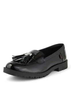 Kickers Leather Patent Tassel Loafers -Marksandspencer Sale Store SD 10 T54 2076 Y1 X EC 4