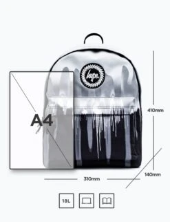 HYPE Kids' Drip Print Backpack -Marksandspencer Sale Store SD 10 T54 2362 Y4 X EC 5