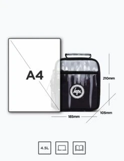 HYPE Kids' Drip Print Lunch Box -Marksandspencer Sale Store SD 10 T54 2367 Y4 X EC 5