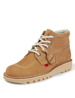 Kickers Leather Lace Up Casual Boots -Marksandspencer Sale Store SD 10 T54 3202 VS X EC 2