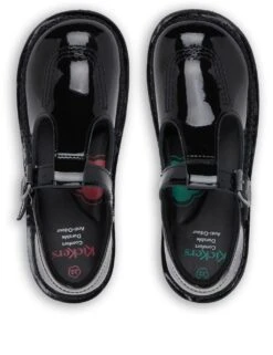 Kickers Kids' Core Patent Leather School Shoes -Marksandspencer Sale Store SD 10 T54 3521 Y1 X EC 3
