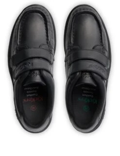 Kickers Kids' Leather Riptape School Shoes -Marksandspencer Sale Store SD 10 T54 3526 Y0 X EC 3