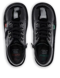 Kickers Kids' Patent High Top School Shoes -Marksandspencer Sale Store SD 10 T54 3531 Y1 X EC 3