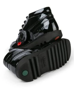 Kickers Kids' Patent High Top School Shoes -Marksandspencer Sale Store SD 10 T54 3531 Y1 X EC 4