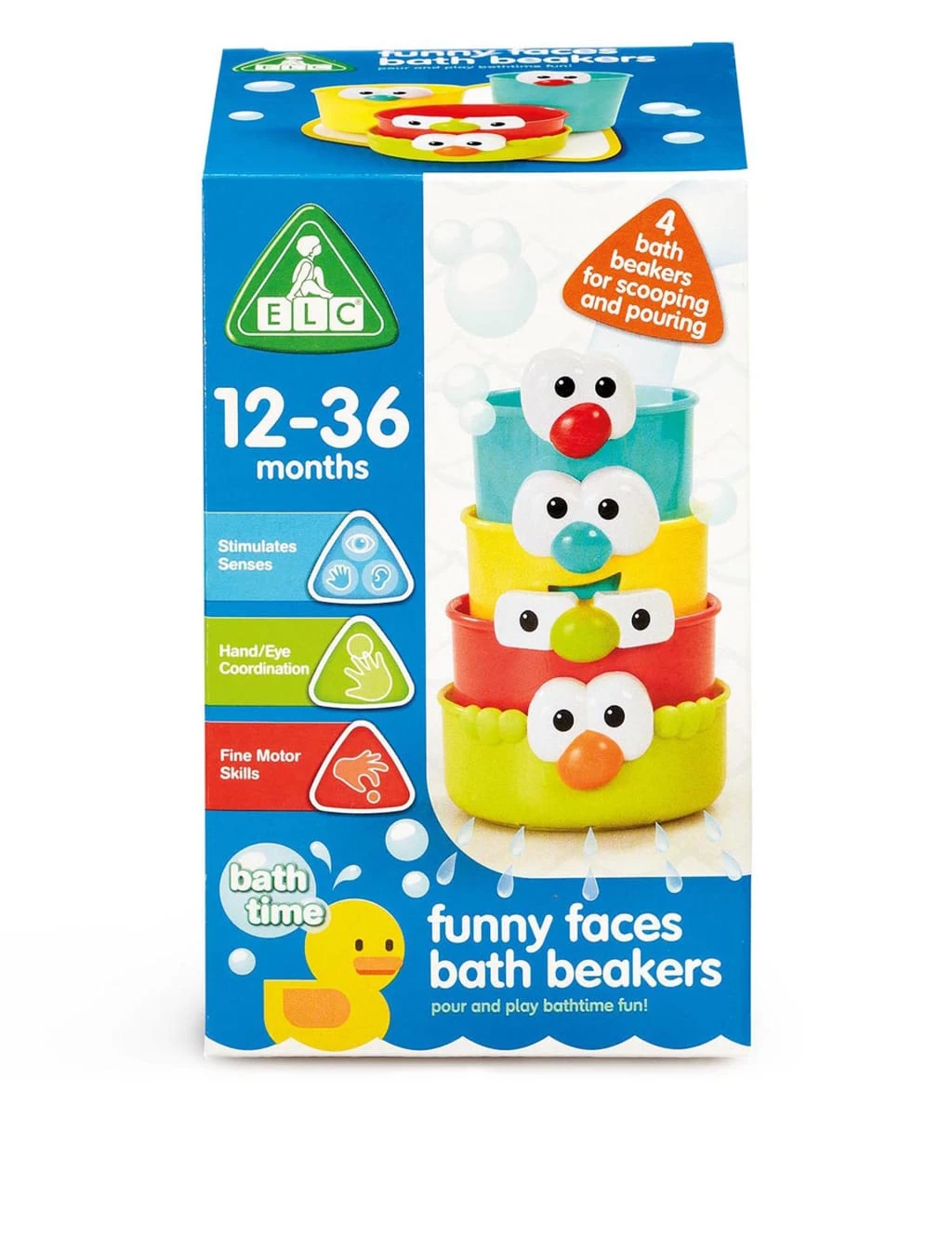 Funny Faces Bath Beakers (12-36 Mths) 2 Funny Faces Bath Beakers (12-36 Mths) - Image 2