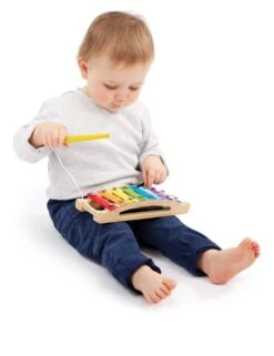 Wooden Glockenspiel (1-3 Yrs) 7 Wooden Glockenspiel (1-3 Yrs) -Marksandspencer Sale Store SD 10 T55 1619 NC X EC 2