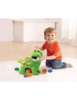 VTech Feed Me Dinosaur Toy (1.5-4 Yrs) -Marksandspencer Sale Store SD 10 T55 1670 NC X EC 2