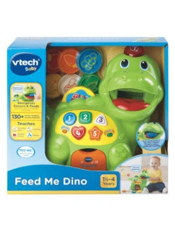 VTech Feed Me Dinosaur Toy (1.5-4 Yrs) -Marksandspencer Sale Store SD 10 T55 1670 NC X EC 3