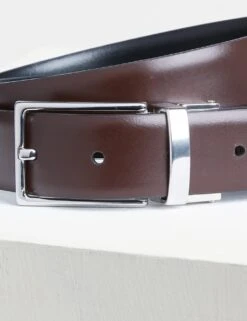 Jaeger Premium Leather Reversible Formal Belt -Marksandspencer Sale Store SD 10 T62 3101C YN X EC 4