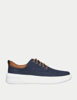 Skechers Viewson Doriano Canvas Slip On Pumps