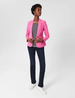 Silk Blend Tailored Single Breasted Blazer -Marksandspencer Sale Store SD 10 T83 1401W D0 X EC 4