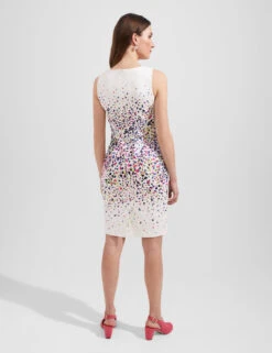 Cotton Rich Printed Knee Length Shift Dress -Marksandspencer Sale Store SD 10 T83 1440W Y8 X EC 2