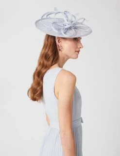 Straw Ribbon Detail Disc Fascinator -Marksandspencer Sale Store SD 10 T83 1555 E0 X EC 1