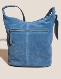 WHITE STUFF Suede Zip Detail Cross Body Bag -Marksandspencer Sale Store SD 10 T83 2031W E0 X EC 3