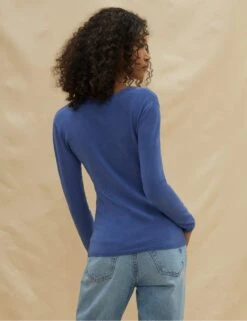 Scoop Neck Scallop Edge Jumper -Marksandspencer Sale Store SD 10 T83 2084W E0 X EC 1