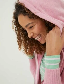 Cotton Rich Zip Up Hoodie -Marksandspencer Sale Store SD 10 T83 2126W A0 X EC 4