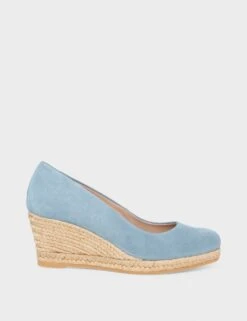 Suede Wedge Espadrilles