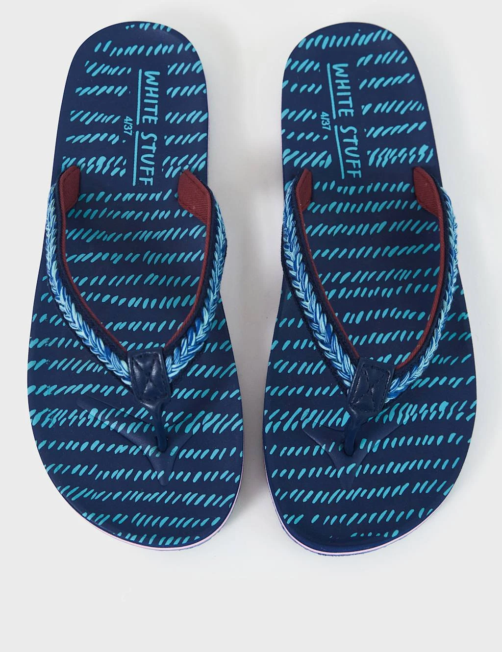 WHITE STUFF Canvas Printed Flip Flops 3 WHITE STUFF Canvas Printed Flip Flops - Image 3