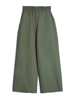 Pure Linen Wide Leg Culottes -Marksandspencer Sale Store SD 10 T83 3027W KH X EC 90