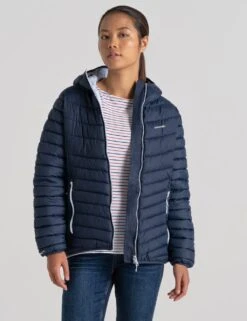 Craghoppers Quilted Hooded Short Puffer Jacket -Marksandspencer Sale Store SD 10 T83 3089W E4 X EC 8