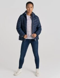 Craghoppers Quilted Hooded Short Puffer Jacket -Marksandspencer Sale Store SD 10 T83 3089W E4 X EC 9