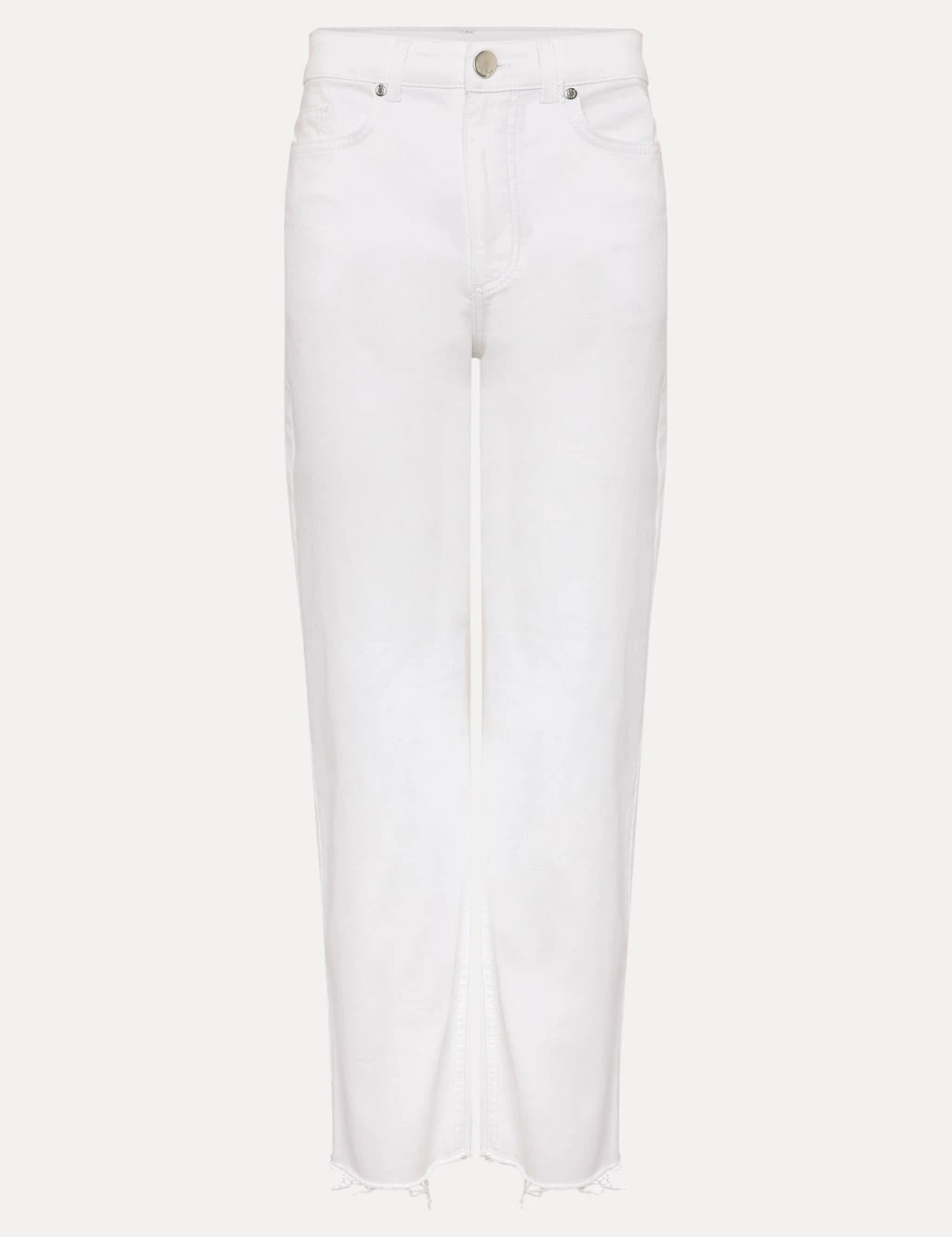 Raw Hem Straight Leg Jeans 2 Raw Hem Straight Leg Jeans - Image 2